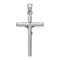 14K White Gold Crucifix Pendant Charm Religious 39 X 20mm Jewerly